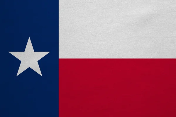 Flagge von texas echte detaillierte Textur — Stockfoto