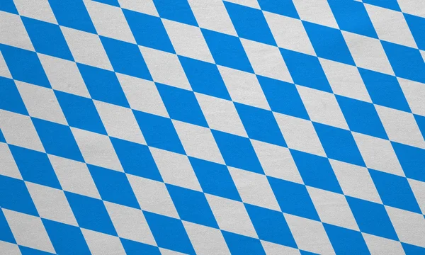 Flag of Bavaria real detailed fabric texture — Stockfoto