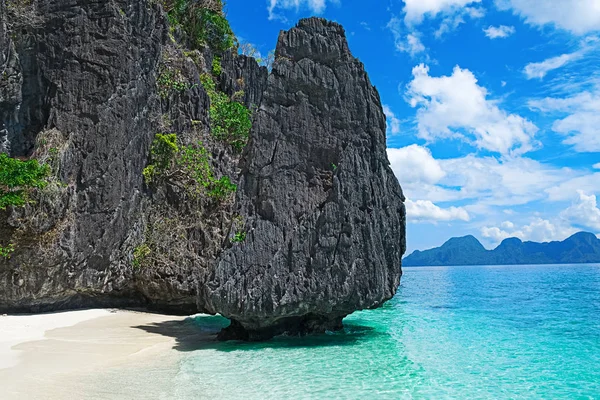 Scenic tropical beach, El Nido Palawan Philippines — Stock Photo, Image
