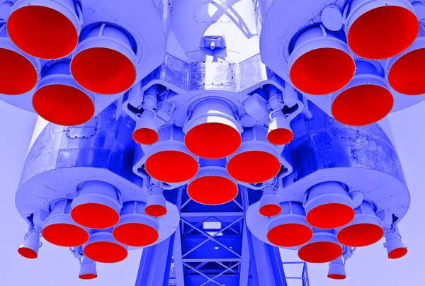 Space rocket nozzles — Stock Photo, Image
