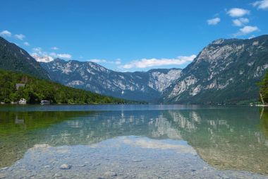 Bohinj Gölü, Triglav Ulusal Parkı, Slovenya, Alpler