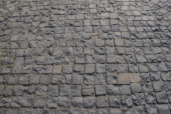 Vedere pe trotuar. Textura pavajului . — Fotografie, imagine de stoc