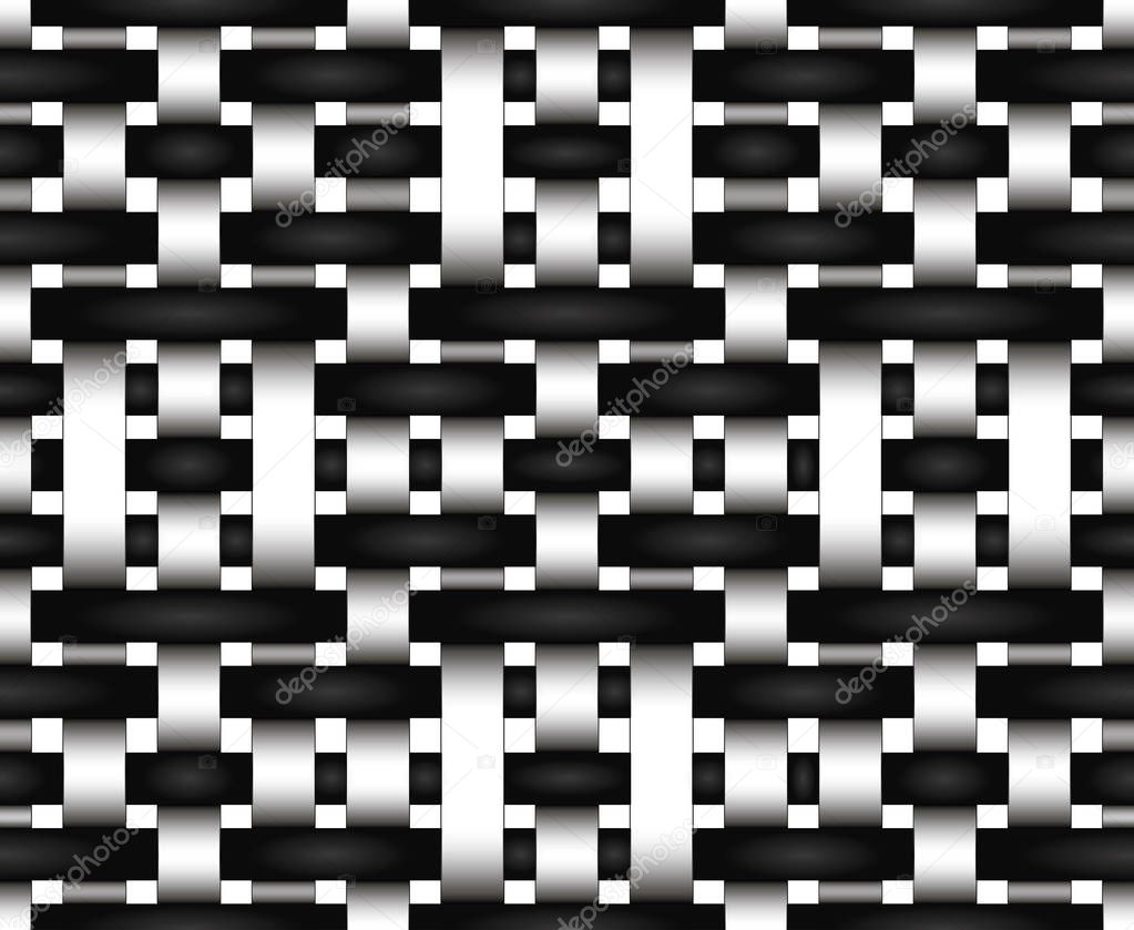 Seamless tartan, Pattern checkered. Vector.