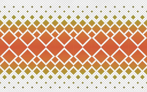 正方形のモザイクのシームレスな抽象的な幾何学的なパターン. — ストックベクタ