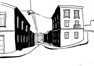 Cityscape taslağını.