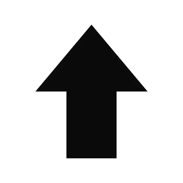 Flèche vectorielle pointant vers le haut — Image vectorielle