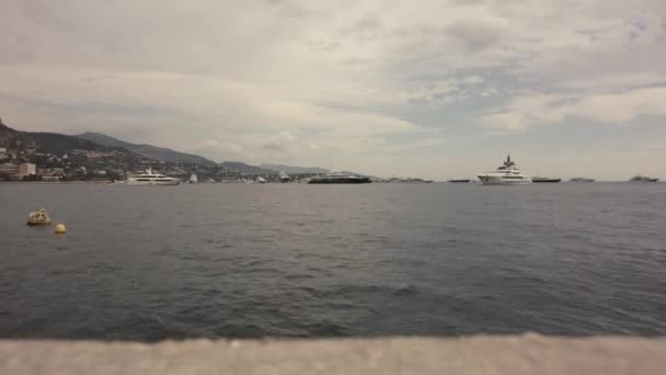 Λιμάνι στο Μόντε Κάρλο 4k — Αρχείο Βίντεο