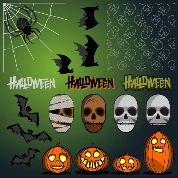 Cadılar Bayramı vektör çizimi