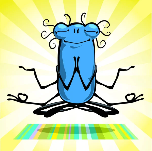 yoga bir poz lotus böcek