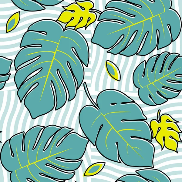 Tropikal mavi dalgalı bir arka plan üzerinde bırakır.