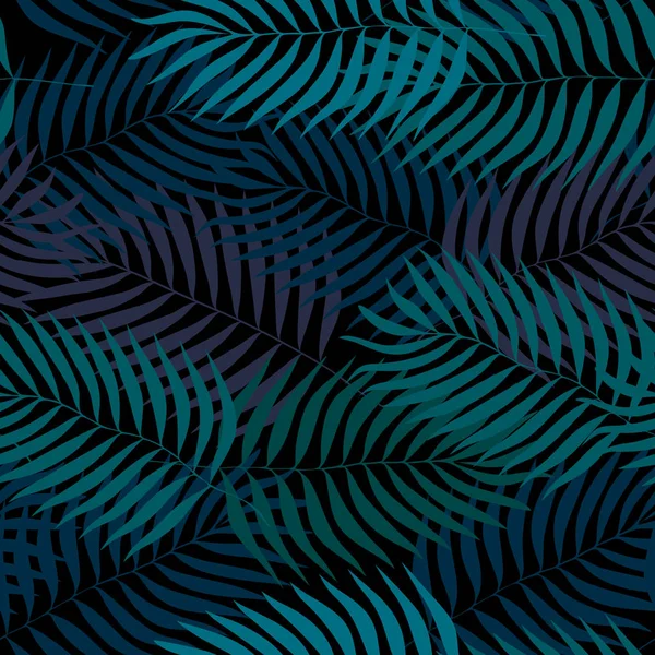 Mavi tropikal yaprak