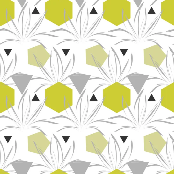 Sorunsuz vektör desen geometrik figürler ile