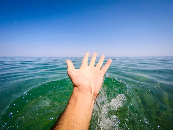 Temiz deniz su yaz — Stok fotoğraf