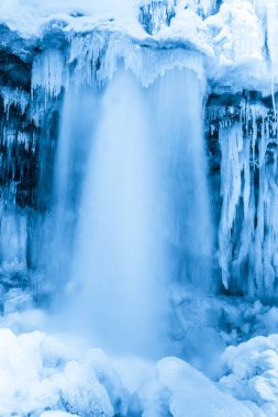 Donmuş şelale Jagala, Estonya