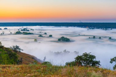 Kurtlar Vadisi ve orman puslu şafak