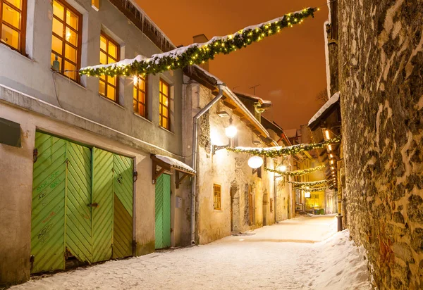 Passaggio di Santa Caterina - una piccola strada storica a Tallinn, Estonia — Foto Stock