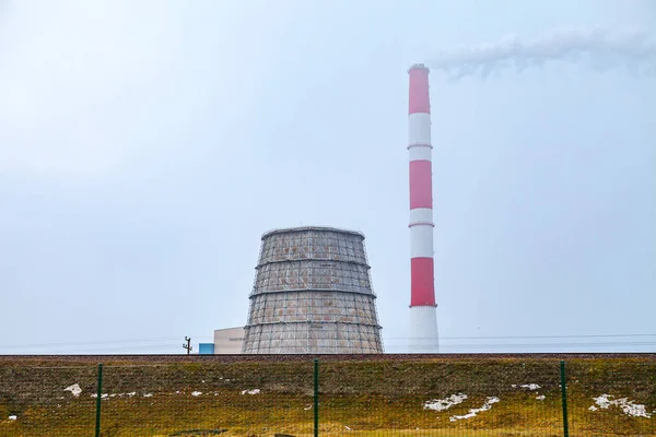 火力発電所、タリン、エストニア — ストック写真