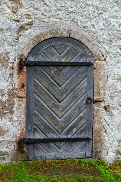 Old castle church door design — Stock Photo, Image