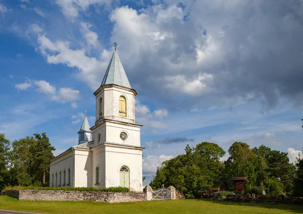 Orosz ortodox templom. Saaremaa sziget village, Észtország — Stock Fotó