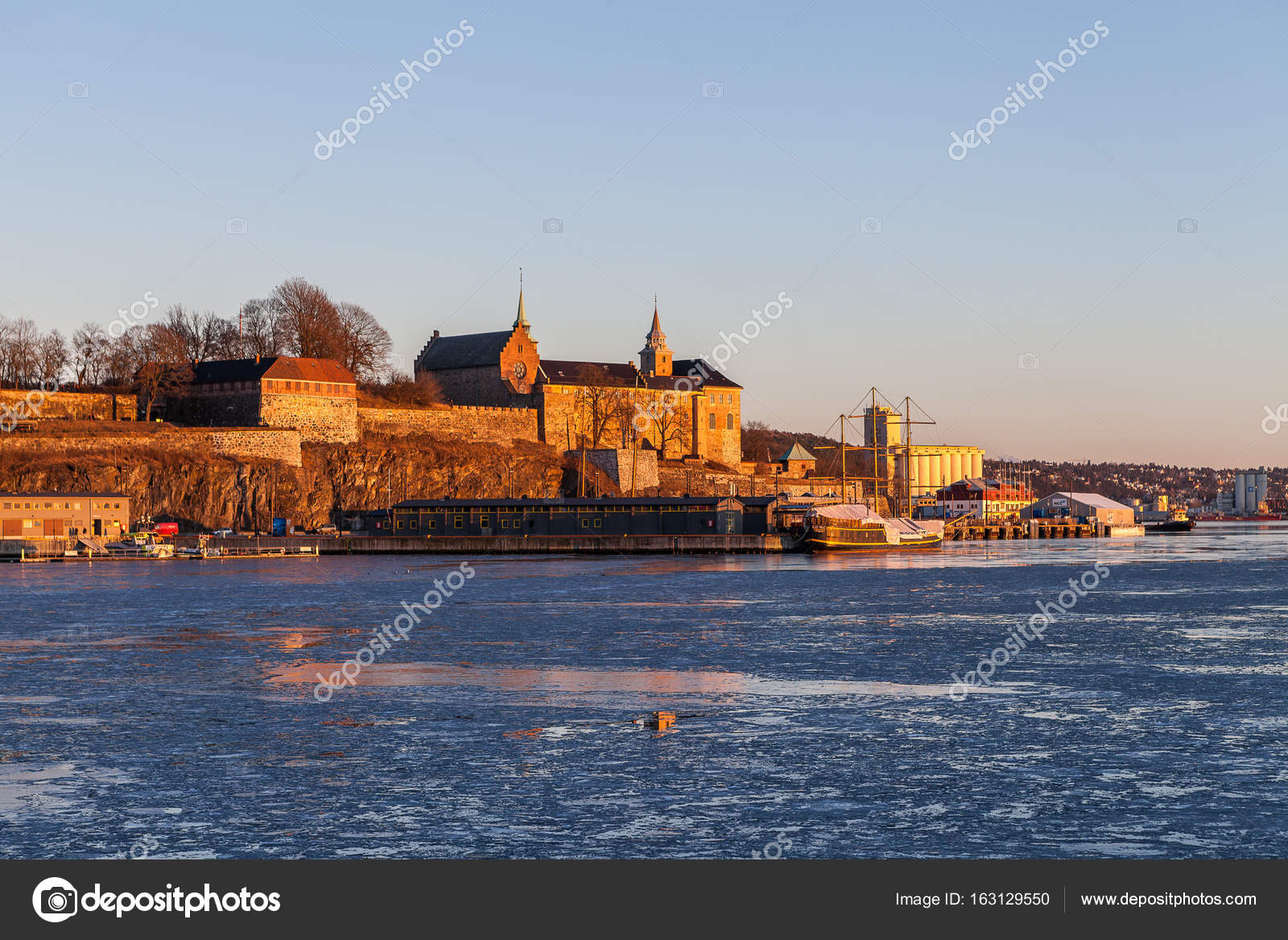 Oslo Norvège 27 Février 2016 La Forteresse Dakershus