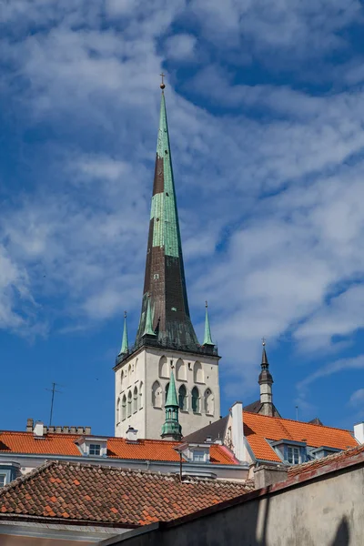St olaf (oleviste) Kilisesi. Tallinn, Estonya