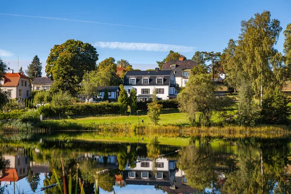 Lakeside Hedemora, İsveç tarafından geleneksel bir yazlık standları