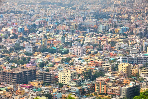 Visakhapatnam şehir Hindistan'da Andhra Pradesh eyaletinde finans başkentidir — Stok fotoğraf