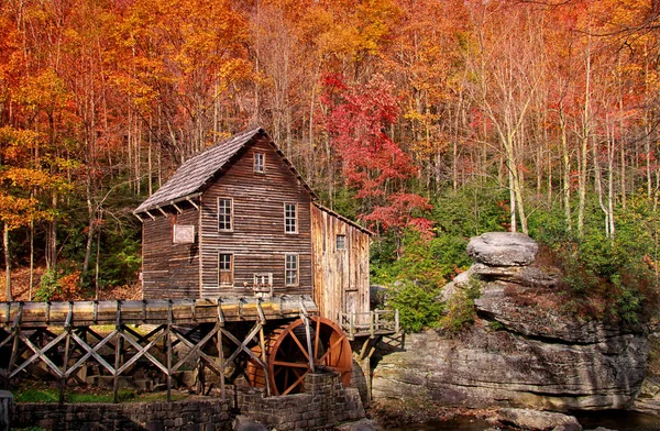 Podzim v Západní Virginii babcock — Stock fotografie