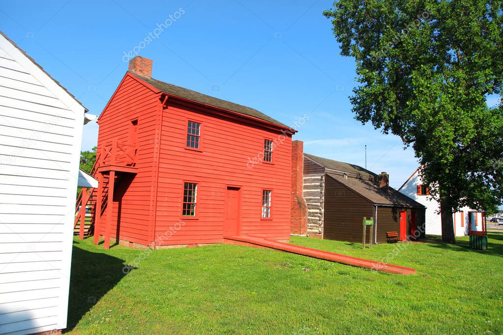 Harrison mansion historic site in VincennesIndiana