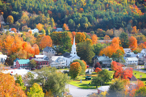  Vermont  in autumn time