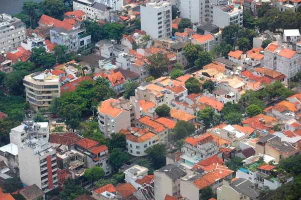 Aerial view of homes in Rio de Janeiro