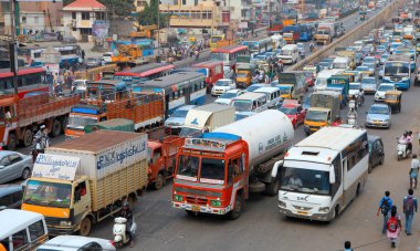 Bangalore şehir trafik