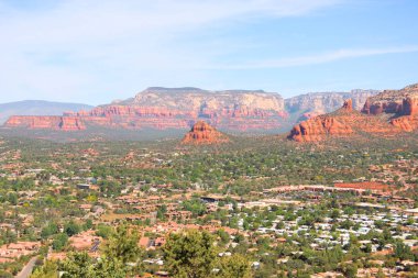 Arizona dağların panoramik görünümü