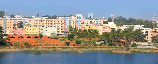 Apartamento casas em Bangalore cidade — Fotografia de Stock