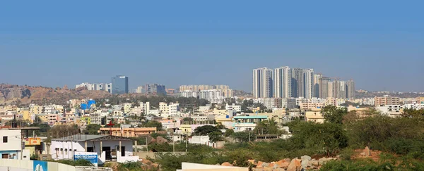 Hyderabad Skyline in India — Stock Photo, Image