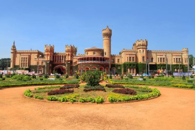 Bangalore Palace in India clipart