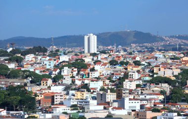 Sao Paulo varoşlarda havadan görünümü