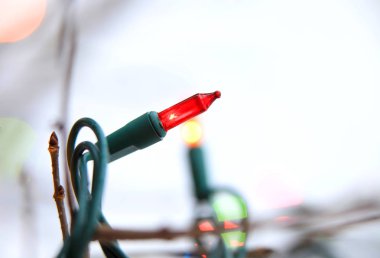 Aşırı doz Noel lamba yakından