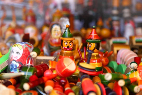 Close up shot of colorful handicrafts of India — Stock Photo, Image