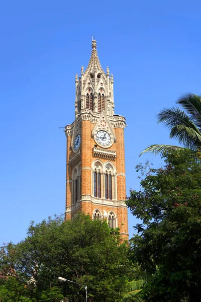 Torre dell'orologio Rajabai a Mumbai — Foto Stock