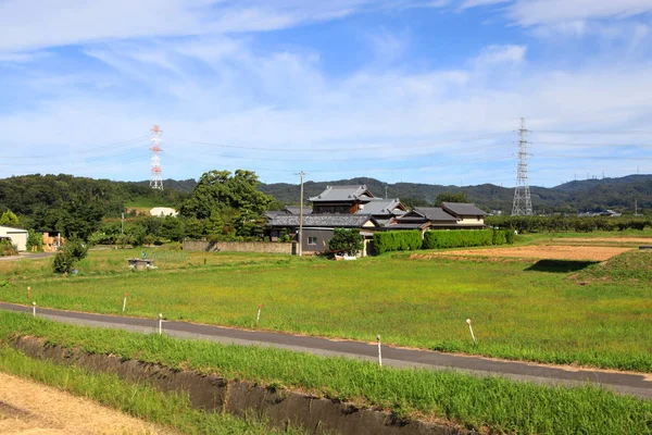 Ländliche landschaft in der nähe der stadt nagoya in japan — Stockfoto