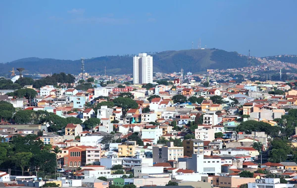 Veduta aerea della periferia di San Paolo — Foto Stock