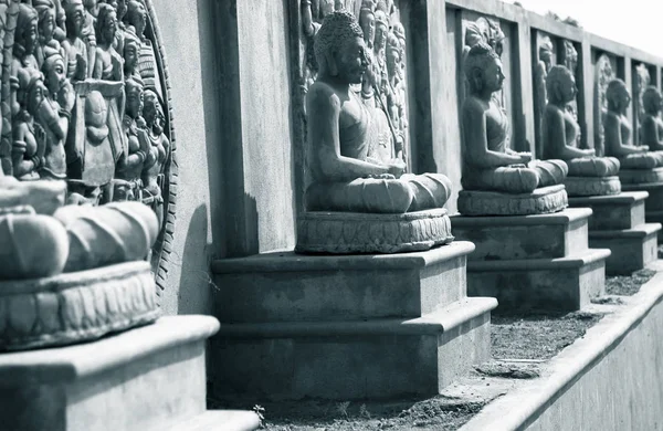 Amaravati, yeni sermaye Andhra Pradesh Buda heykelleri — Stok fotoğraf