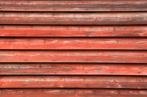 Fond mural en planches de bois altérées — Photo