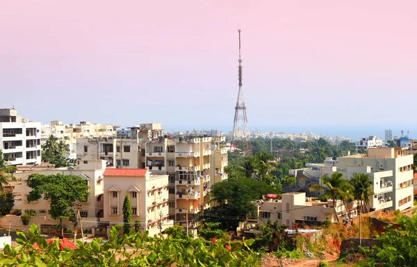 Visakhapatnam city scape w Indiach — Zdjęcie stockowe