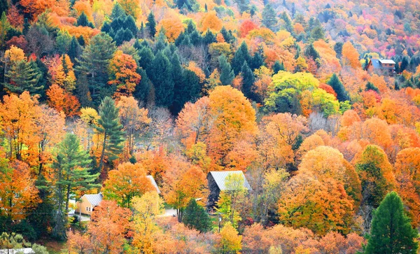 Podzimní krajina venkova Vermont — Stock fotografie