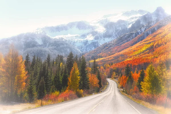 Autopista de millones de dólares en otoño — Foto de Stock