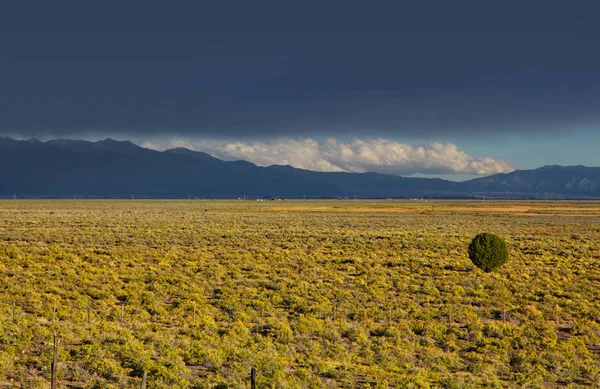 Couverture nuageuse sur les plaines du Colorado — Photo