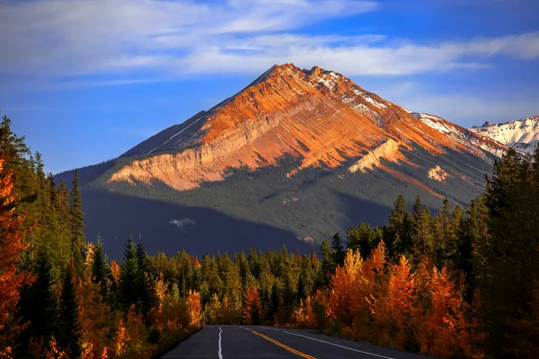 Scenic Icefields Parkway Twilight Jasper National Park Canada Also Seen — Stock Photo, Image