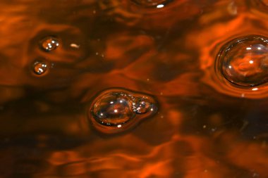 Akan su ve su damlaları arka plan